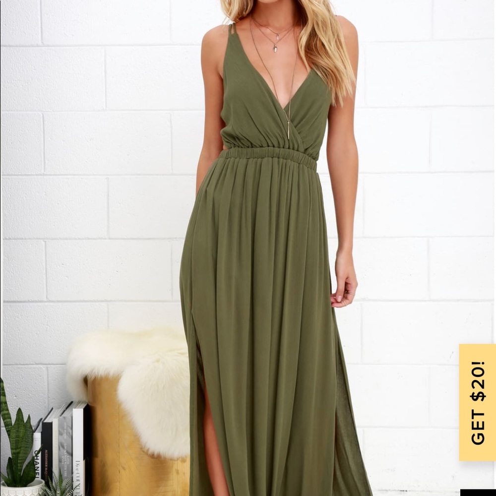 Lost in Paradise Lulus Maxi Dress